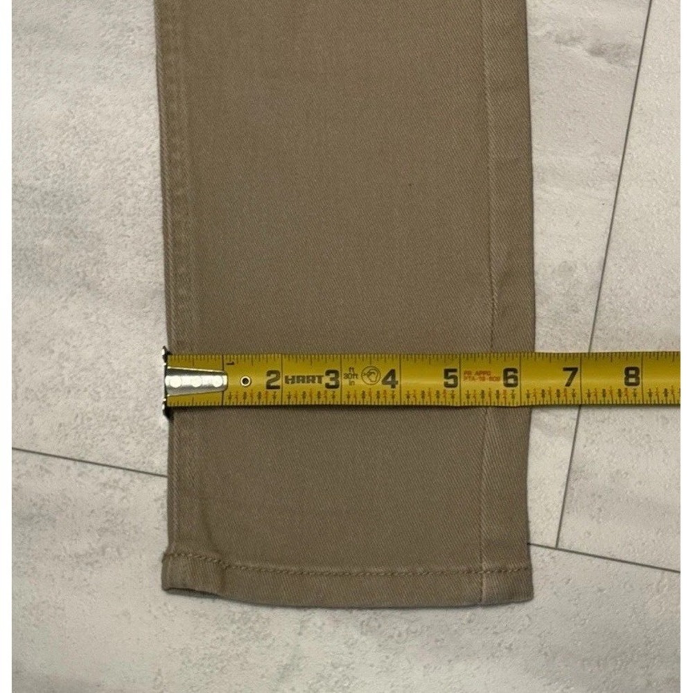 Copper Rivet Mens Jeans Size 34x30 Beige Distressed Slim Straight Leg - Picture 10 of 11